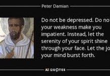 Saint Peter Damian and Pope Benedict