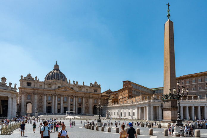 St. Peter's Basilica and Vatican Obelisk