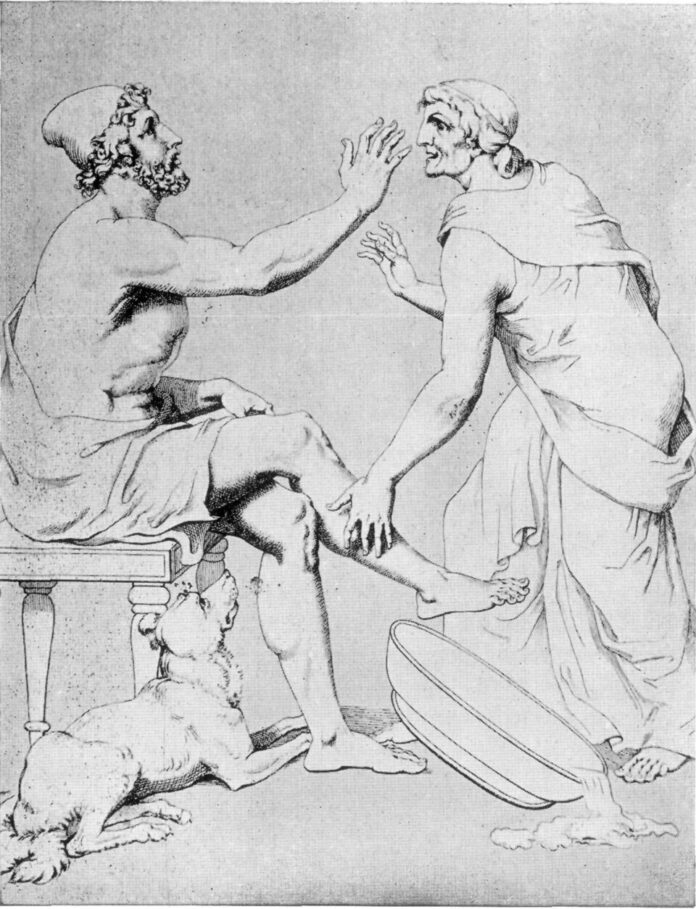 Odysseus_and_Euryclea_by_Johann_Heinrich_Wilhelm_Tischbein