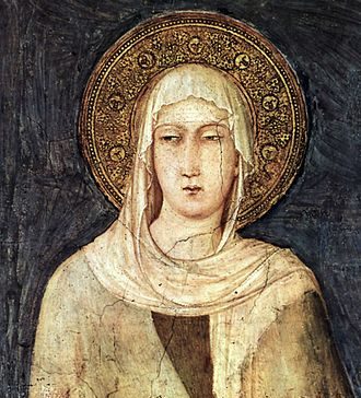 Pope Benedict and Saint Clare of Assisi