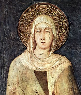 Pope Benedict and Saint Clare of Assisi
