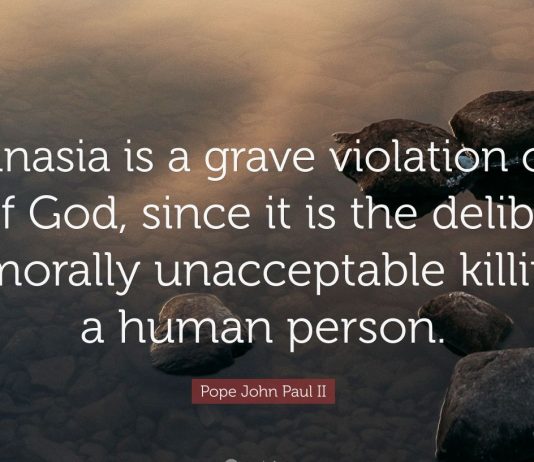 Euthanasia in the Land Down Under: An ‘Apparent’ Good, but Actual Evil