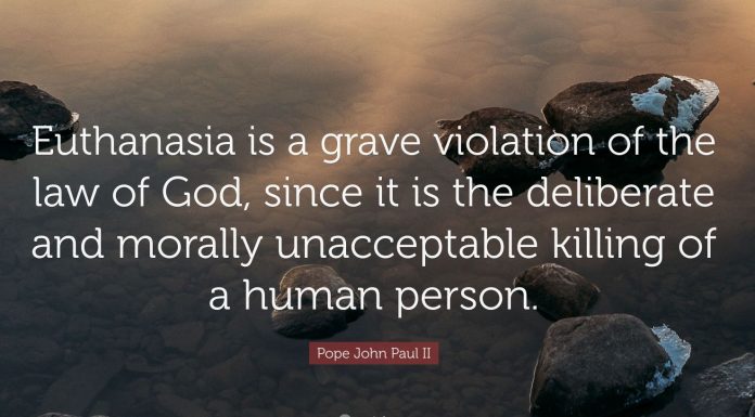 Euthanasia in the Land Down Under: An ‘Apparent’ Good, but Actual Evil