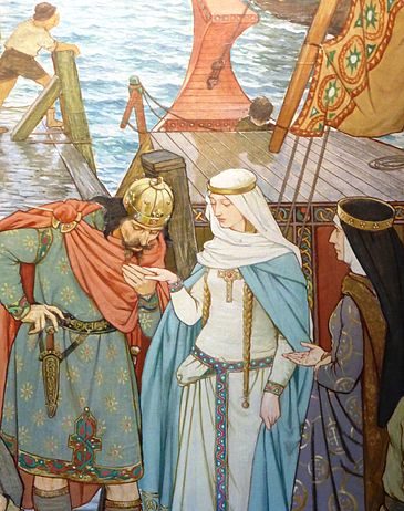 Saints Margaret of Scotland and Gertrude of Germany