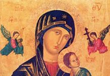 Saint Cyril and Our Lady