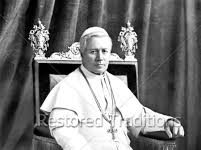 Pope Benedict and Pope Pius X