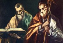 Pope Benedict and Saints Simon and Jude