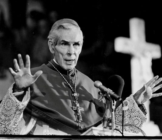 God love you, Fulton J. Sheen