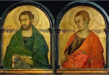 Pope Benedict and Saints Simon and Jude