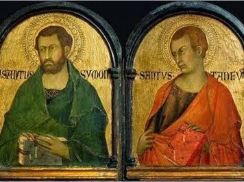 Pope Benedict and Saints Simon and Jude