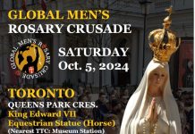Global Men’s Rosary Crusade, Toronto