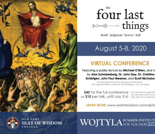 WOJTYLA INSTITUTE 2020: THE FOUR LAST THINGS