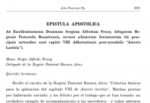 The Pope and the Acta