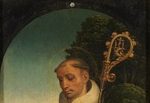 Pope Benedict and Saint Bernard of Clairvaux, the Mellifluous Doctor