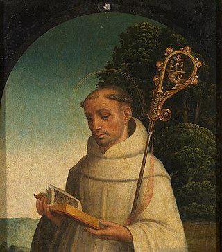 Pope Benedict and Saint Bernard of Clairvaux, the Mellifluous Doctor