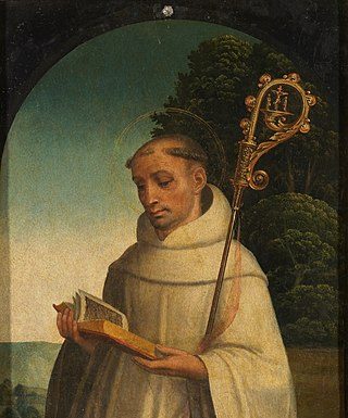 Pope Benedict and Saint Bernard of Clairvaux, the Mellifluous Doctor