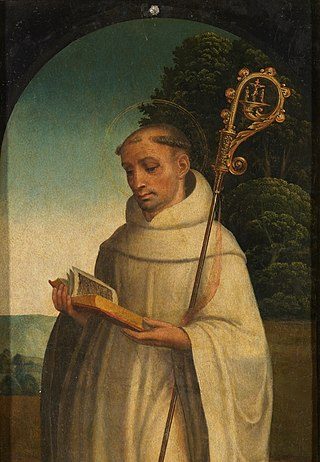 Pope Benedict and Saint Bernard of Clairvaux, the Mellifluous Doctor