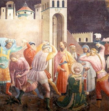 Pope Benedict and Saint Stephen