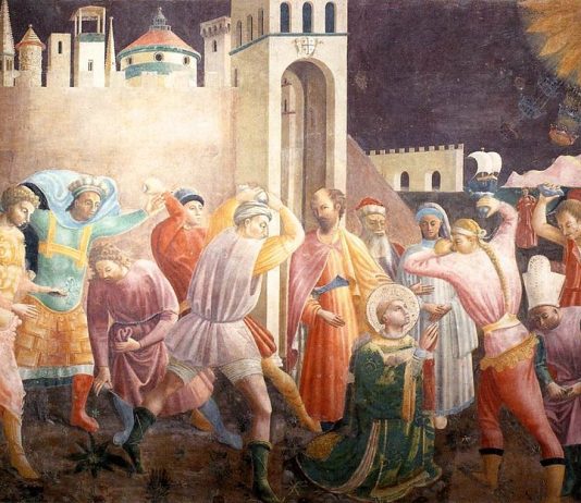 Pope Benedict and Saint Stephen