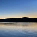 A Sliver of Moonrise in the Madawaska